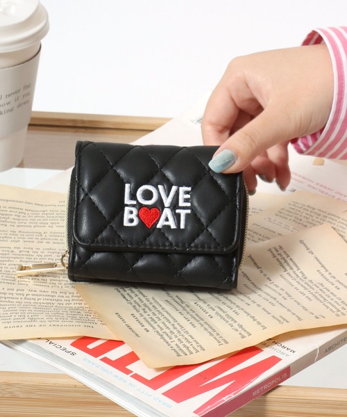 財布・ケース・小物入れ Love シルバー Woman アイ ラブ レザー カード ケース