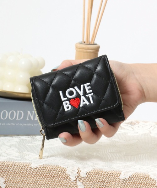ラブボート 財布 LOVEBOAT（ラブボート）ブランドロゴワンポイント刺繍