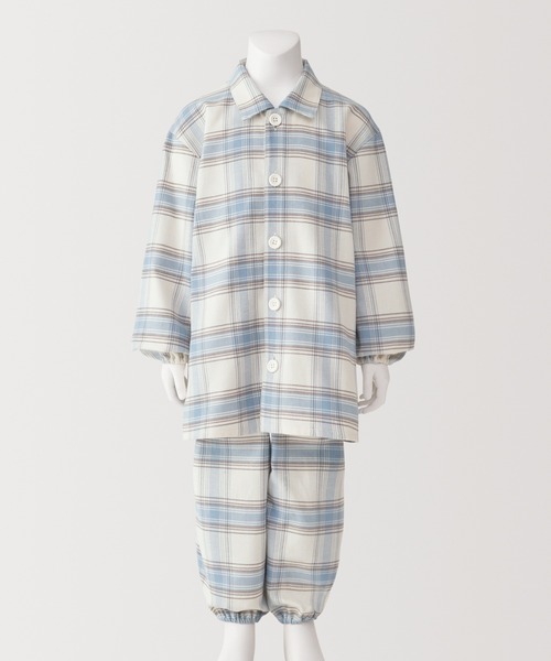 無印良品（MUJI） パジャマ キッズ 脇に縫い目のない フランネル