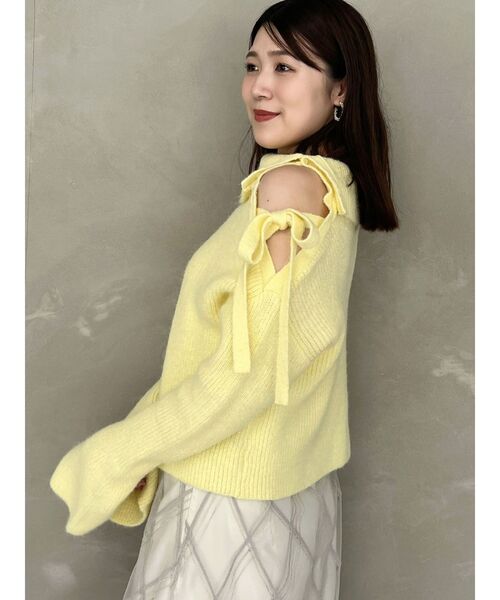 MERCURYDUO - 新品♡2wayストレッチニット MERCURYDUO ニット セーター 2WAYアシメカラーニット レディース