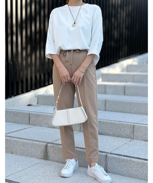 Emma Taylor ブラウス シャツ バッグジップジョーゼットハーフ