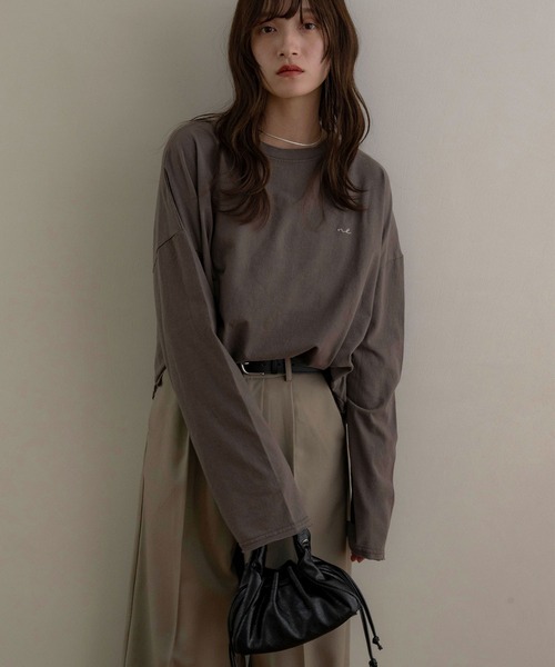 ノアル様　リクエスト NOAHL（ノアル） tシャツ 「NOAHL」ヴィンテージライク刺繍ロンT