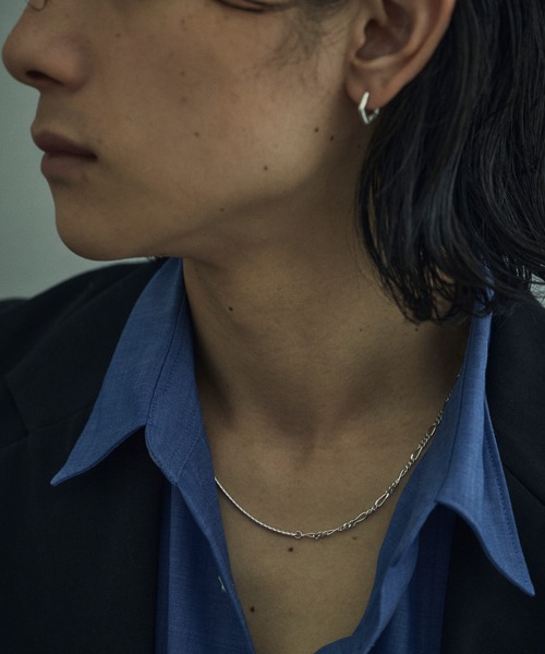 TEN. ネックレス SILVER925 シェードコンビチェーンネックレス
