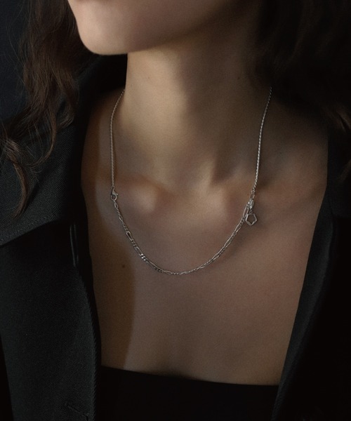 TEN. ネックレス SILVER925 シェードコンビチェーンネックレス
