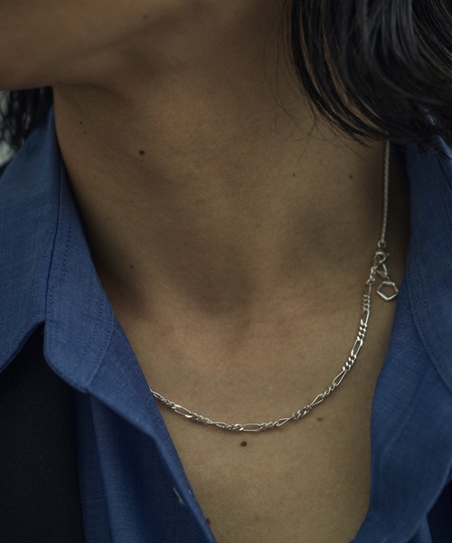 TEN. ネックレス SILVER925 シェードコンビチェーンネックレス SV
