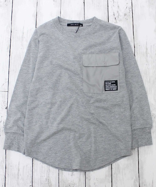 【Only & Sons】半袖 オーバーサイズ Tシャツ ベージュ/送料無料 THE CASUAL tシャツ ポケット付き オーバーサイズ ロンT キッズ