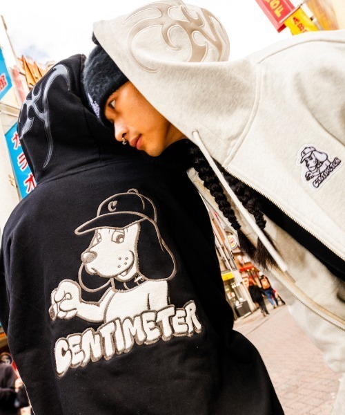ガルフィー　パーカー 楽天市場】GALFY×CENTIMETER コラボ ZIPパーカー ガルフィー