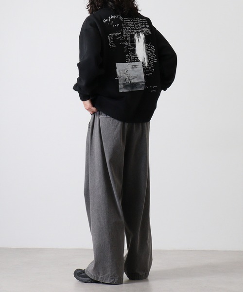 SLY 黒 スウェット トレーナー ブラック SLY（スライ）の「SLY LOGO SW TOPS スライ ロゴ スウェット