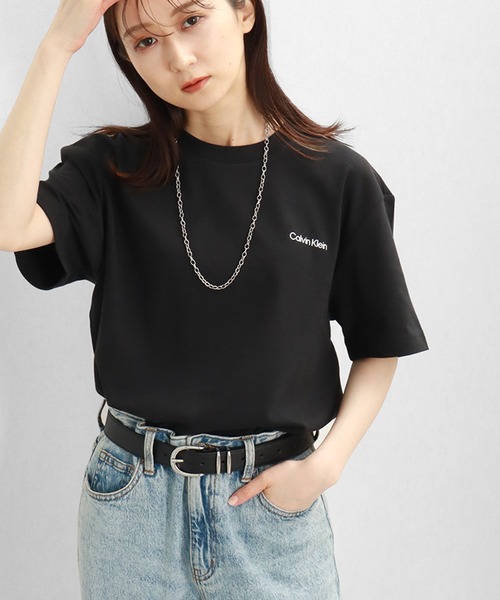   CKロゴ ナイトシティ 半袖Tシャツ Calvin Klein CKロゴ ナイトシティ 半袖Tシャツ (Calvin Klein/T
