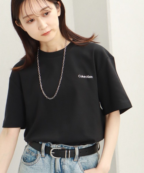   CKロゴ ナイトシティ 半袖Tシャツ Calvin Klein tシャツ 「Calvin Klein/カルバンクライン」ニュー