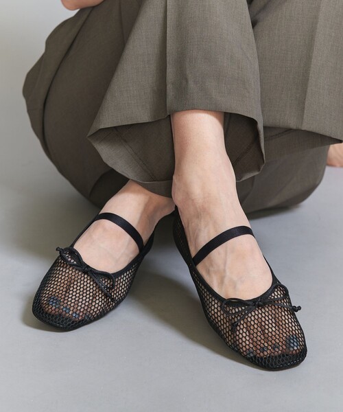 ユナイテッドアローズ メッシュ パンプス BEAUTY＆YOUTH UNITED ARROWS バレエシューズ パンプス メッシュ