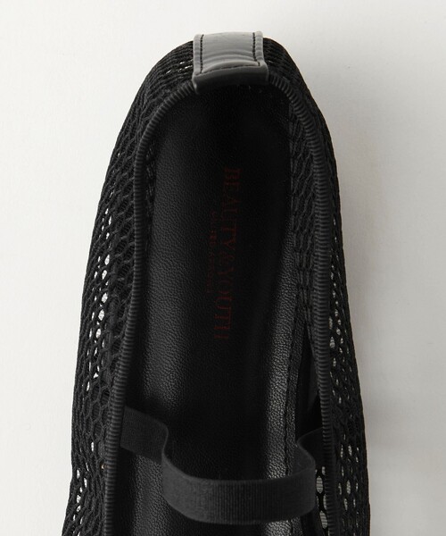 UNITED ARROWS バレエ シューズ (37h) BEAUTY＆YOUTH UNITED ARROWS バレエシューズ パンプス メッシュ