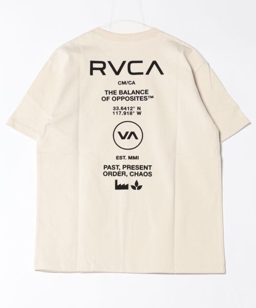 RVCA バックプリント オーバーサイズ Tシャツ RVCA tシャツ RVCA/ルーカ オーバーサイズ バックプリントT