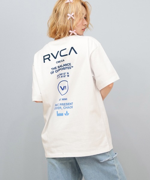 RVCA バックプリント オーバーサイズ Tシャツ RVCA tシャツ RVCA/ルーカ バックプリントTシャツ/オーバー