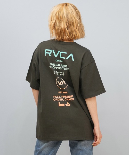 RVCA バックプリント オーバーサイズ Tシャツ RVCA tシャツ RVCA/ルーカ バックプリントTシャツ/オーバー