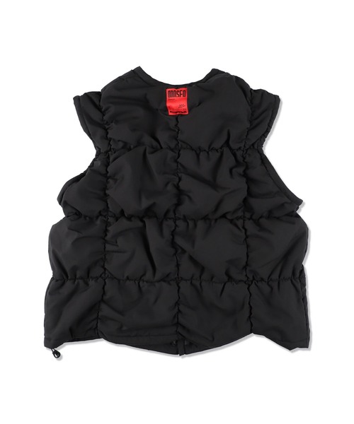 WIND AND SEA ブラック ダウンベスト WIND AND SEA（ウィンダンシー） ダウンベスト ベスト PUFFER VEST