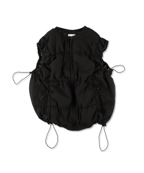 WIND AND SEA ブラック ダウンベスト WIND AND SEA（ウィンダンシー） ダウンベスト ベスト PUFFER VEST
