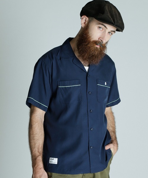 Schott N.Y.C シャツ Schott/ショット/BOWLING SS SHIRT'LEATHER