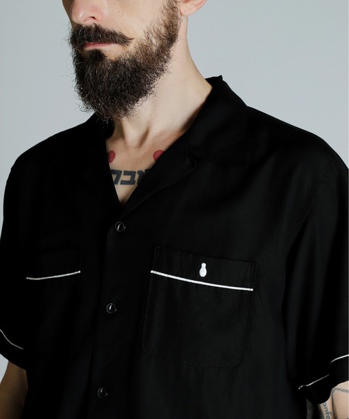 Schott N.Y.C シャツ Schott/ショット/BOWLING SS SHIRT'LEATHER