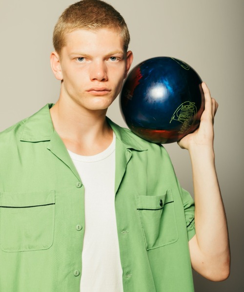 Schott N.Y.C シャツ Schott/ショット/BOWLING SS SHIRT'LEATHER
