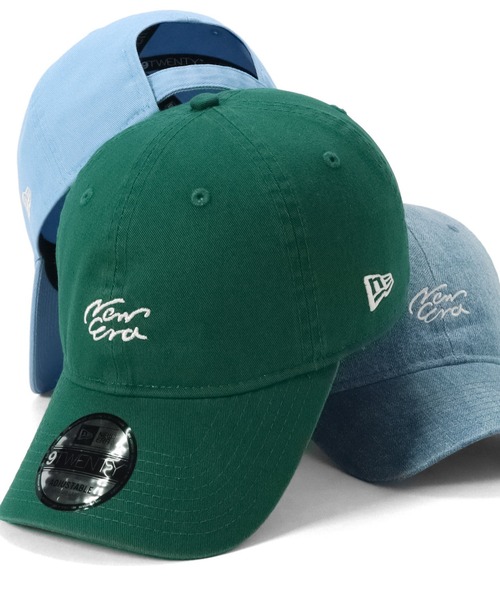 NEW ERA キャップ 帽子 ニューエラ 9TWENTY 手書き風ロゴ メンズ