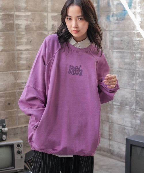 トレーナー スウェット 「UNISEX」プックリロゴスウェット レディース メンズ