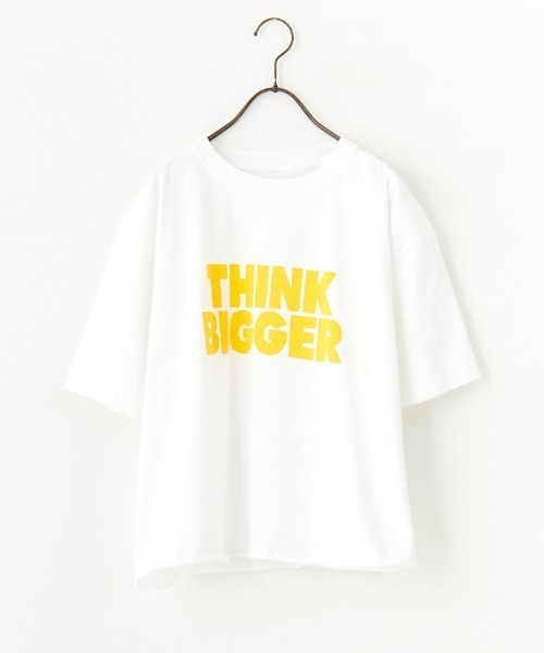 tシャツ FUNG/ファング　BASIC TEE THINK BIGGER　Tシャツ レディース FUNG SALE！ファング プリントTシャツ シンク ビガー レディース