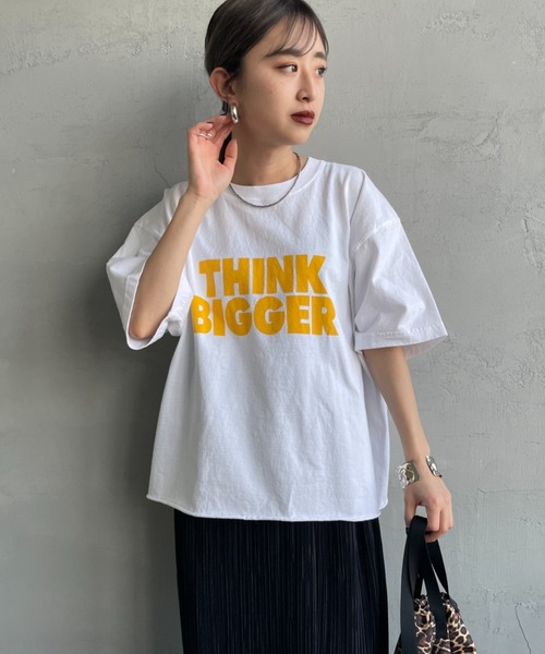 FUNG tシャツ 「FUNG/ファング」 THINK BIGGER カットオフ