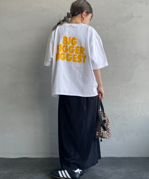 FUNG（ファング） tシャツ 半袖 THINK BIGGER カットオフプリントT