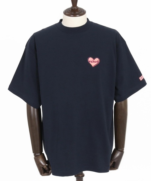 felkod（フィルコッド） tシャツ mt9507- Bumpy Heart Print Tee T