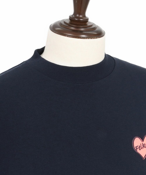 felkod（フィルコッド） tシャツ mt9507- Bumpy Heart Print Tee T