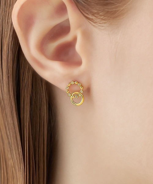 4℃ ピアス 「MIMOSA Collection」シルバー レディース