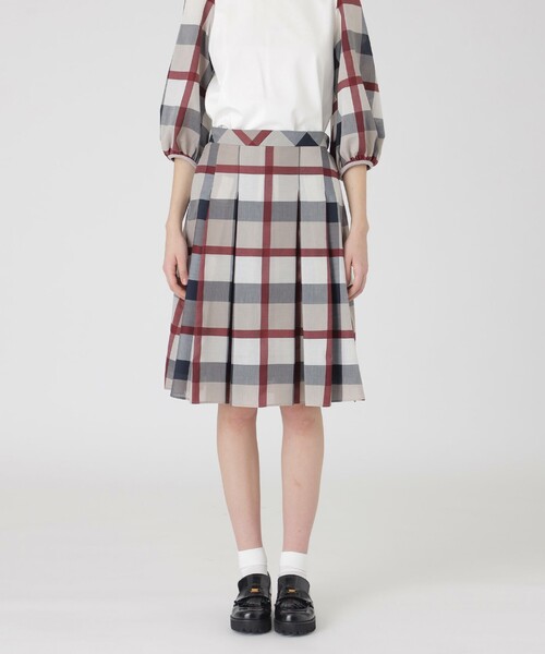 ブルーレーベルクレストブリッジ シャドークレストブリッジチェックスカート BLUE LABEL CRESTBRIDGE スカート クレストブリッジチェック
