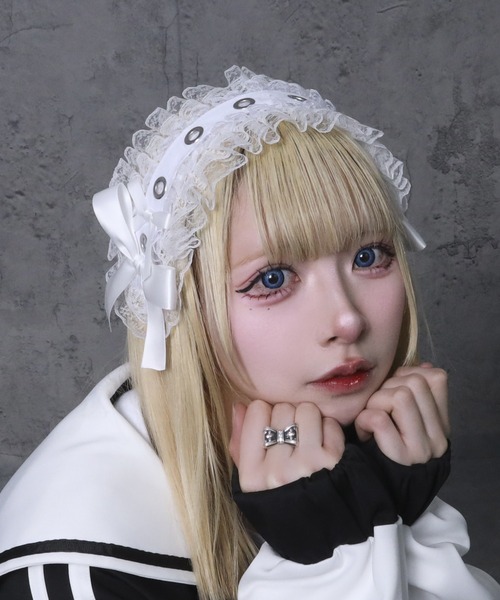 Amilige（アミリージュ） ヘアピン フリルスタッズ付きドレッサー