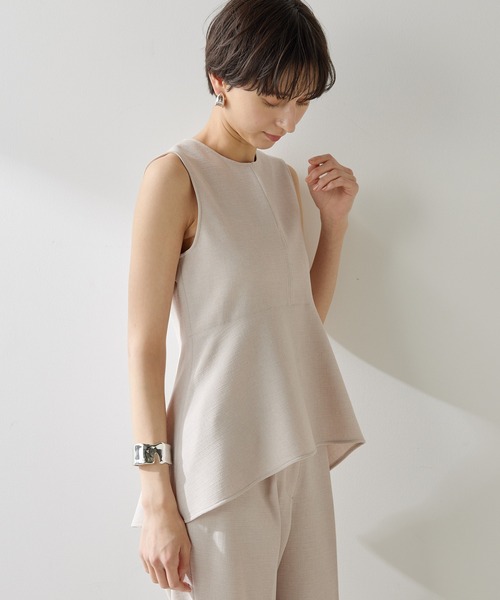 Whim Gazette ストレッチブッチャーペプラムブラウス Whim Gazette｜ストレッチブッチャーペプラムブラウス | Rakuten