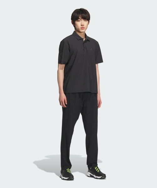 adidas ポロシャツ アディゼロ バックプリント 半袖シャツ