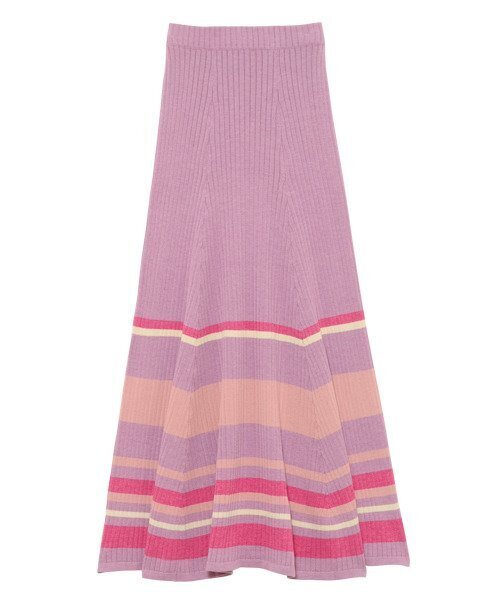 「Candy Stripper」 ニットスカート 2 グリーン レディース_画像2