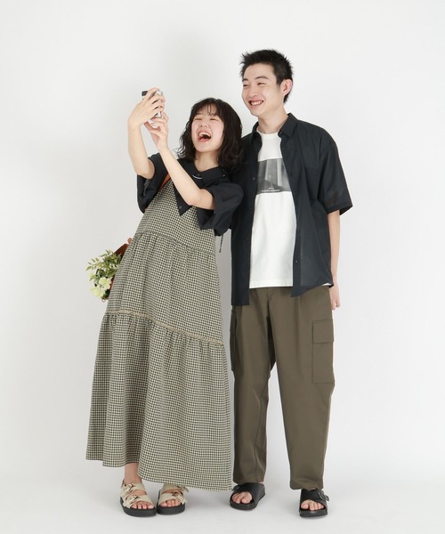 シャツ 快適サマ−シャツ/シアー/287587 メンズ レディース | GLOBAL WORK | 14