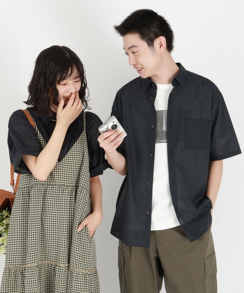 シャツ 快適サマ−シャツ/シアー/287587 メンズ レディース | GLOBAL WORK | 16