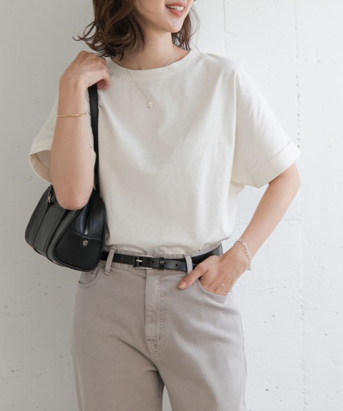 URBAN RESEARCH DOORS tシャツ 「UR TECH」コットンロール