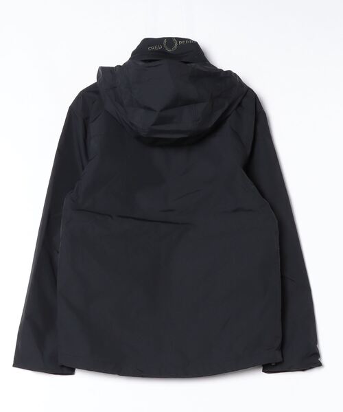 FRED PERRY ジップブルゾン Hooded Zip Through Sweatshirt(S 198：BLACK): | FRED PERRY