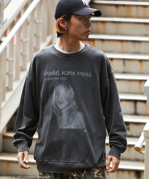 「LIFE」 「SCREEN STARS」スウェットカットソー SMALL スミクロ メンズ