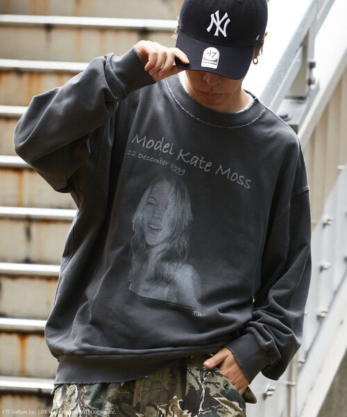 「LIFE」 「SCREEN STARS」スウェットカットソー SMALL スミクロ メンズ