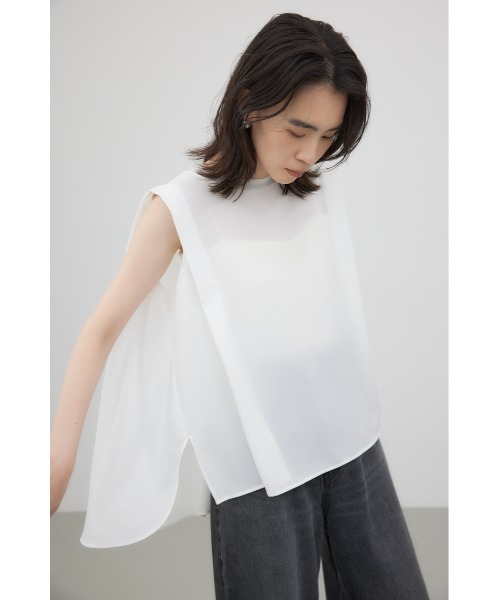 tシャツ ショルダータックフレアープルオーバー レディース