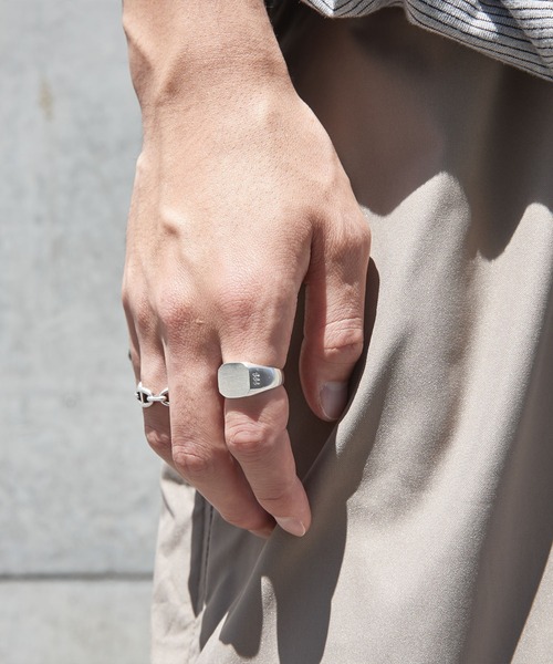 meltum（メルタム） 指輪 リング SATIN SIGNET RING / サテン