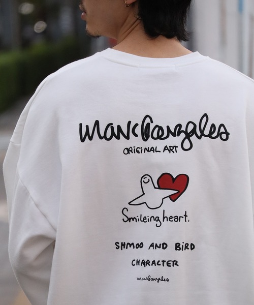 「Mark Gonzales」 スウェットカットソー L グレー メンズ_画像6