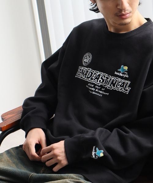 「Mark Gonzales」 スウェットカットソー L グレー メンズ_画像10