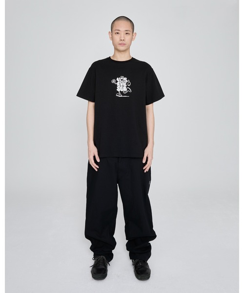 [YESEYESEE] Alive Logo Tee★Tシャツ MUSINSA公式 | YESEYESEE Alive Logo Tee Black