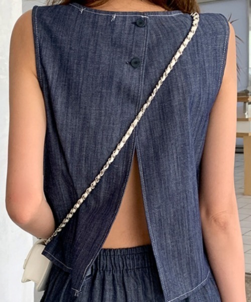 Aelina セットアップ デニムセットアップ レディース : ZOZOTOWN Yahoo