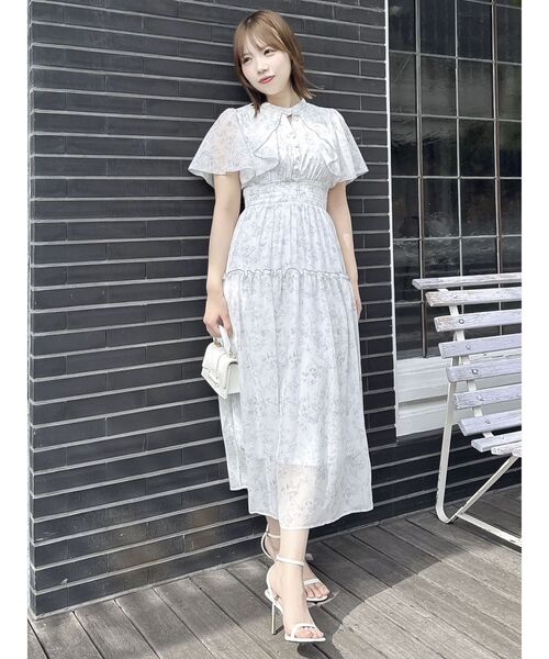 完売品ダズリン 限定 dazzlin Watercolorflowerワンピース Watercolorflowerワンピース（ワンピース）｜dazzlin（ダズリン